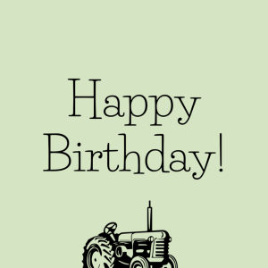 Kaart ‘Happy Birthday’ trekker