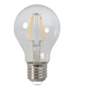 Helder serie Calex LED standaardlamp E27 transparant warm wit licht dimbaar