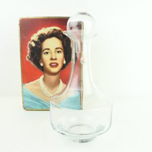 Vintage Royal Leerdam Kristalunie, glazen karaf Floris Meijdam