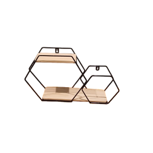 Wandrek Laurine – dubbel – zwart – hout