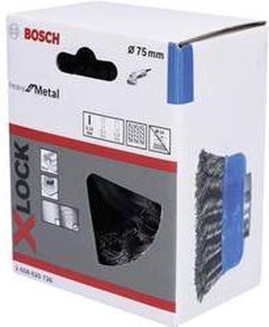 Bosch 2608620726 X-Lock Komstaalborstel met gevlochten draad – Staal – 0,3 x 75mm - Afbeelding 6