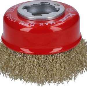 Bosch Accessories Bosch X-Lock Komborstel Clean For Metal – 70 Mm Gegolfde Messing Borstel 2608620730 1 Stuks