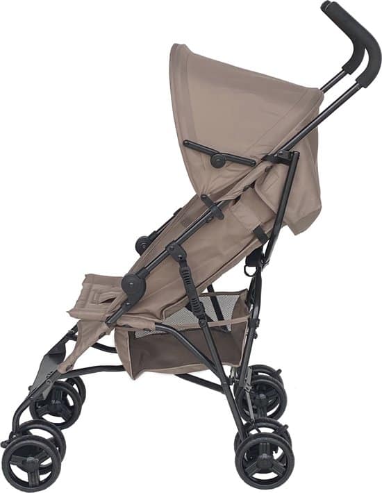 Cabino Buggy Plooibuggy Lichtgewicht Multi Standen Comfortabele Rugleuning & tot 22 kg Taupe - Afbeelding 4