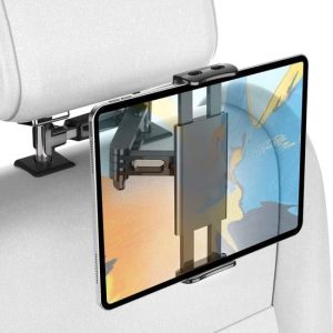 CoverMore Universele Tablet Hoofdsteun Houder – 360° Draaibare – Verstelbare – Auto Tablethouder voor iPad, Samsung, Lenovo en Meer – Auto…