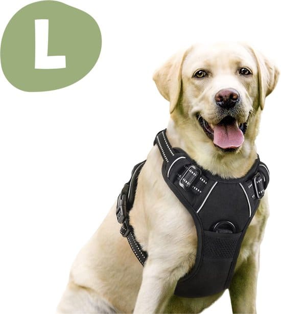 Hondentuigje Y – Hondenharnas – Halsband hond – Maat L