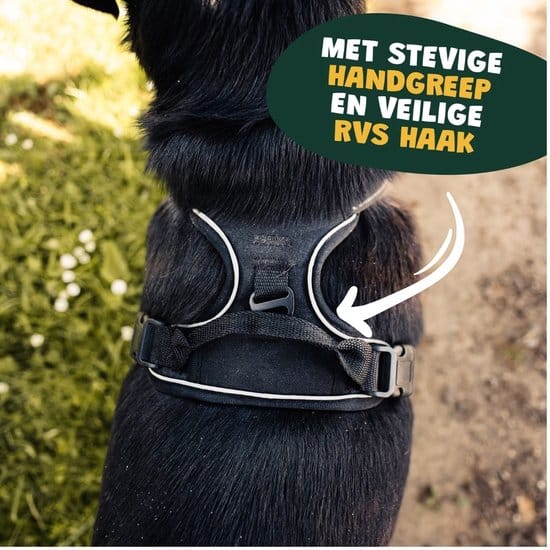 Hondentuigje Y – Hondenharnas – Halsband hond – Maat L - Afbeelding 6