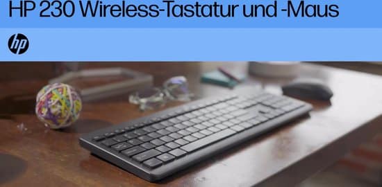 HP 230 – Draadloos Toetsenbord met Muis – Qwerty ISO – Zwart - Afbeelding 3