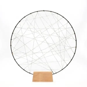 LED dromenvanger matzwart/extra warmwit – 30×30 cm