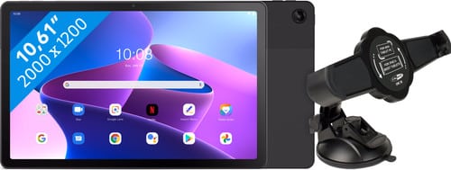 Lenovo Tab M10 Plus (3e generatie) 10.6 inch 32GB Wifi Grijs + Caliber Autohouder - Afbeelding 2