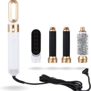 Luxe – Krultang – wit – Airstyler – Fohn – Haardroger – multistyler – stijltang – tiktok – Stijltang – Fysk – Krultang – Cadeau – Automatische…