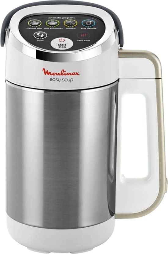 Moulinex Easy Soup LM841B10 – Soepmaker – 1000W – 1,2L – Wit/RVS