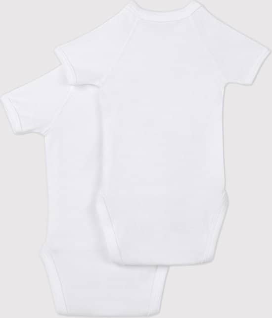 Petit Bateau Set van geboortebody’s met korte mouwen Unisex Rompertje – Maat 62 - Afbeelding 6