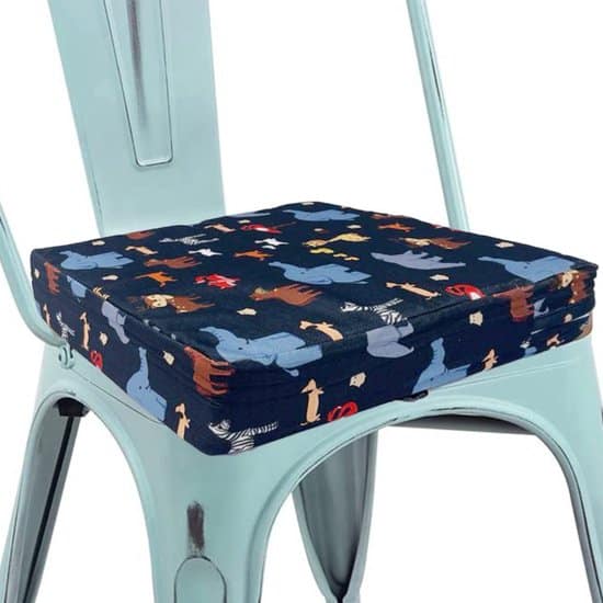 Stoelverhoger – Dieren – 8cm hoog – Verhoogkussen – Stoelverhoger voor kinderen – Stoelverhoger voor eetkamerstoel – Stoelverhoger eettafel -… - Afbeelding 2