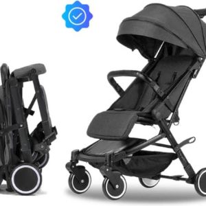 TravelR XE Buggy – Kinderwagen – Wandelwagen – Premium Stroller met One-Hand-Folding Technologie – Incl. All-Terrain Wielen – Incl. Gordel – Tot…