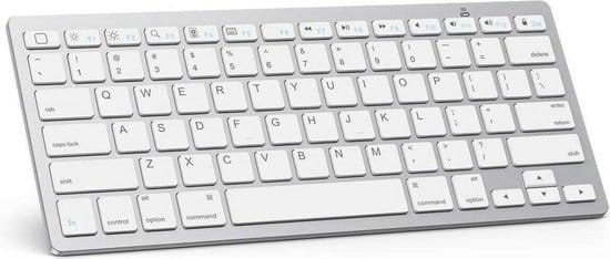 Universeel Draadloos Bluetooth – Toetsenbord Voor Smart TV / Tablet / (Windows) PC / Apple Mac – iPad – Samsung – iPhone – Macbook – iMac / Android - Afbeelding 2