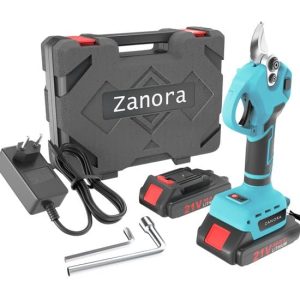 Zanora Elektrische Snoeischaar – 2x Accu – Elektrisch – Heggenschaar- op Batterij – 30mm